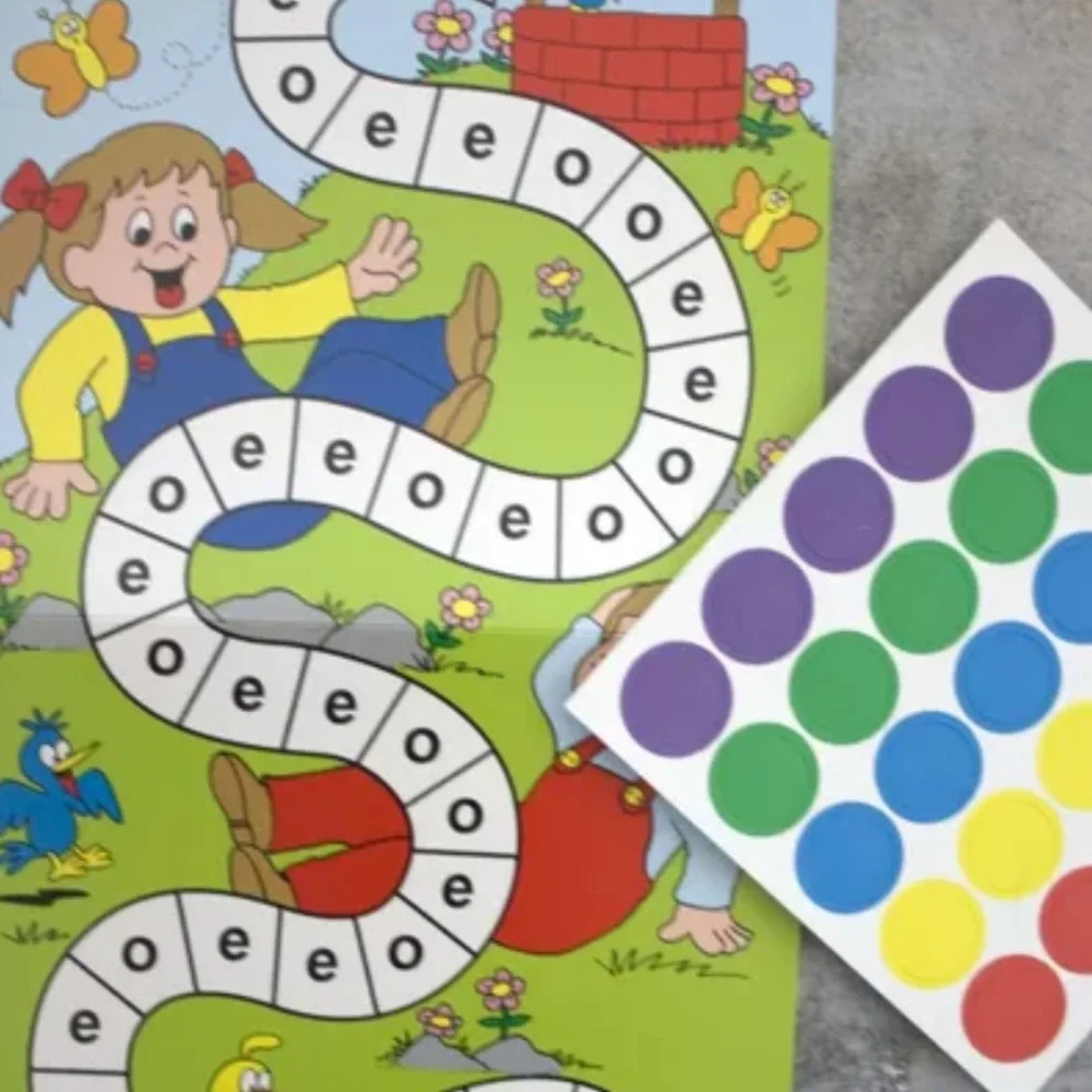 FRANK SCHAFFER AGES 5+ SHORT AND LONG VOWELS 4-GAME BOARDS LEARNING GAMES